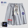 NASA SOLAR联名新款2022年夏季情侣运动短裤男女户外休闲五分裤子