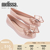 Melissa梅丽莎蝴蝶结纯色圆头平底一脚蹬时尚休闲女士单鞋33633