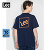 Lee商场同款22春夏新品舒适版多色圆领印花男短袖T恤LMT0015994DR