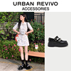 【白鹿同款】URBAN REVIVO2022新品女士松糕鞋AW06TS1N2002
