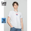 LeeXLINE 22春夏新品标准版多色圆领logo男短袖T恤潮L410204LE00F